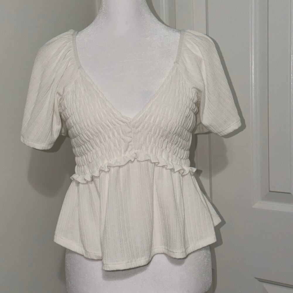 Altar'd State Smocked Crop Top - NWOT